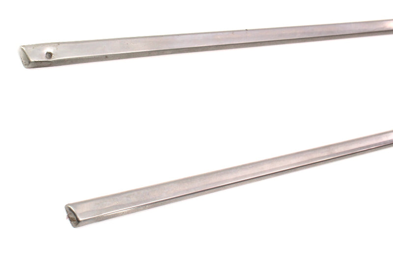 2x Chrome Exterior Lower Rocker Body Trim Moldings 75-84 VW Rabbit Mk1 : Genuine