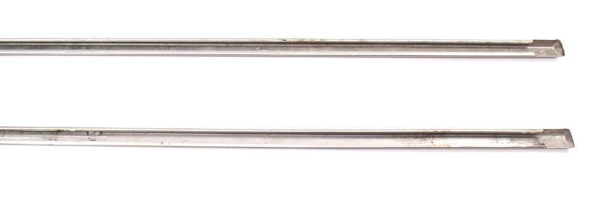 2x Chrome Exterior Lower Rocker Body Trim Moldings 75-84 VW Rabbit Mk1 : Genuine