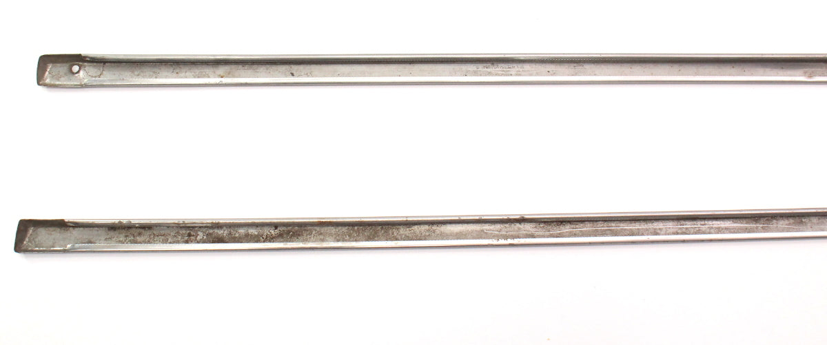2x Chrome Exterior Lower Rocker Body Trim Moldings 75-84 VW Rabbit Mk1 : Genuine