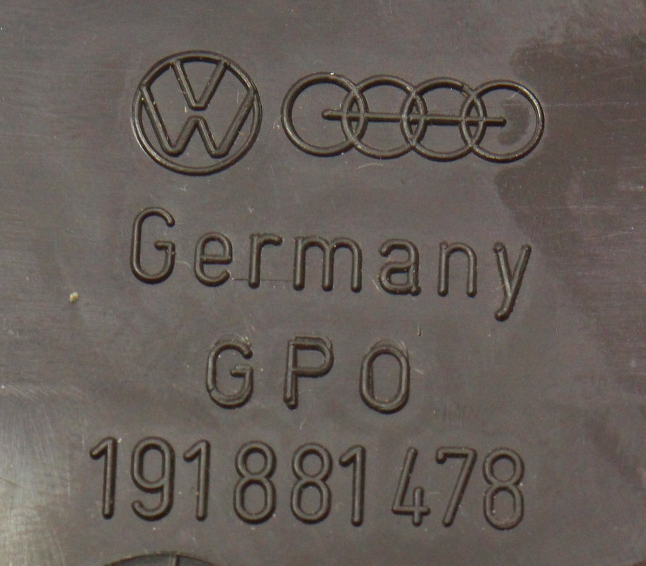 RH Outer Seat Side Trim 80-93 VW Rabbit Cabriolet MK1 - Genuine - 191 881 478