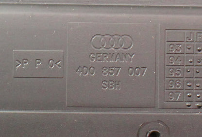 Radio Climate Control Bracket 00-03 Audi A8 S8 D2 - Genuine - 4D0 857 007