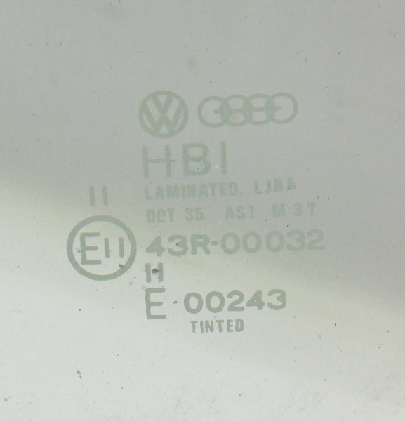 Front Windshield Glass 75-84 VW Rabbit Jetta Cabriolet Truck Pickup MK1 Genuine