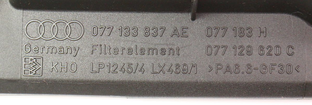 Air Intake Box Cleaner 00-03 Audi A8 S8 D2 4.2 V8 - Genuine - 077 133 835 AE