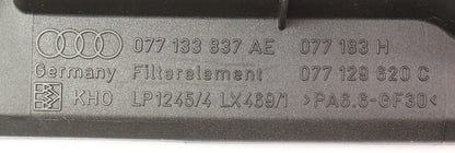 Air Intake Box Cleaner 00-03 Audi A8 S8 D2 4.2 V8 - Genuine - 077 133 835 AE