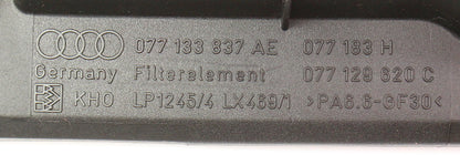 Air Intake Box Cleaner 00-03 Audi A8 S8 D2 4.2 V8 - Genuine - 077 133 835 AE