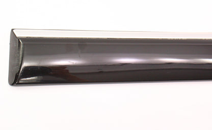 LH Rear Center Door Trim Molding 00-03 Audi A8 S8 D2 LY9B Black - 4D0 853 961