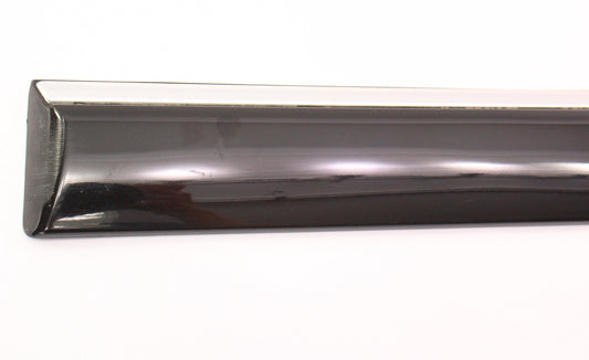 LH Rear Center Door Trim Molding 00-03 Audi A8 S8 D2 LY9B Black - 4D0 853 961