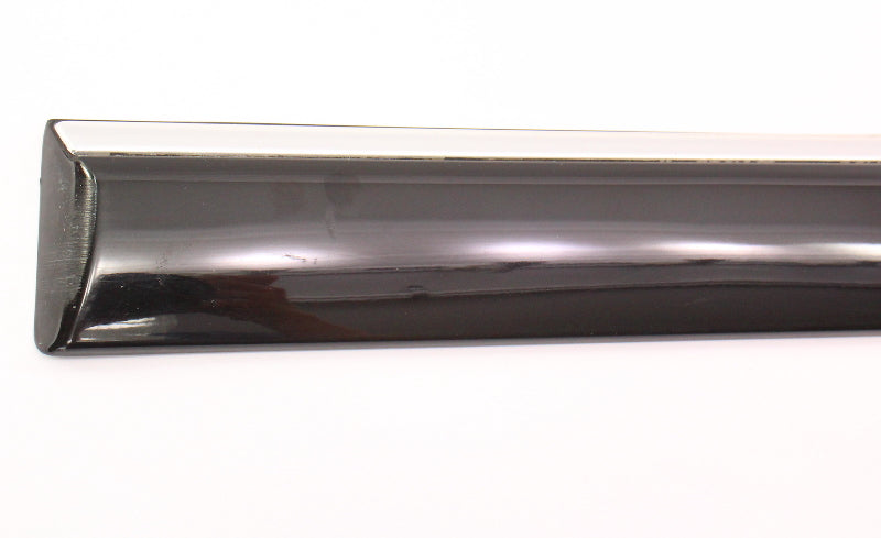 LH Rear Center Door Trim Molding 00-03 Audi A8 S8 D2 LY9B Black - 4D0 853 961