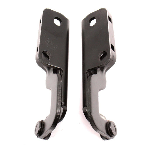 Hood Hinges Set 97-03 Audi A8 S8 D2 - Black - Genuine - 4D0 823 301 C / 302 C
