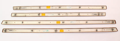 Door Panel Wood Trim Set 00-03 Audi A8 S8 D2 Acero - 4D0 867 409 410 / 419 420 E
