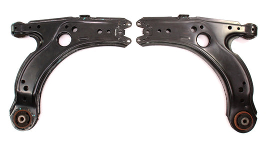 Pair Front Control Arm Good Bushings VW 99-05 Jetta Golf GTI MK4 Beetle