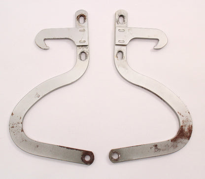 Hood Hinges Set 75-92 VW Rabbit Jetta Golf GTI MK1 MK2 Silver 175 823 301 & 302