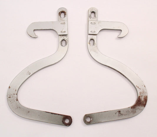 Hood Hinges Set 75-92 VW Rabbit Jetta Golf GTI MK1 MK2 Silver 175 823 301 & 302