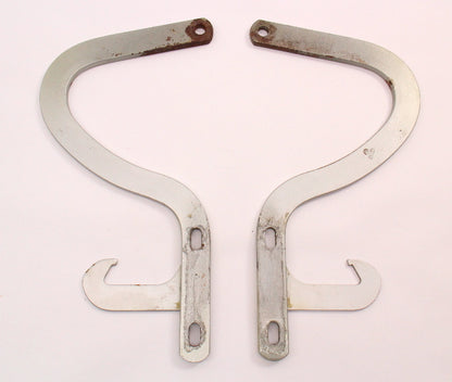 Hood Hinges Set 75-92 VW Rabbit Jetta Golf GTI MK1 MK2 Silver 175 823 301 & 302