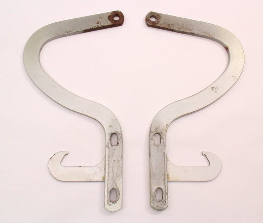 Hood Hinges Set 75-92 VW Rabbit Jetta Golf GTI MK1 MK2 Silver 175 823 301 & 302