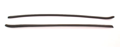 Windshield Trim Molding Drip Rail Set 80-93 VW Rabbit Cabriolet Convertible MK1