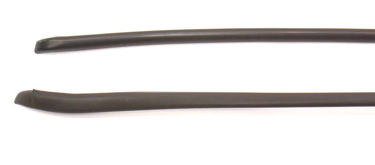Windshield Trim Molding Drip Rail Set 80-93 VW Rabbit Cabriolet Convertible MK1