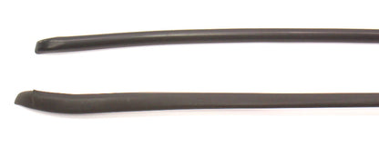 Windshield Trim Molding Drip Rail Set 80-93 VW Rabbit Cabriolet Convertible MK1