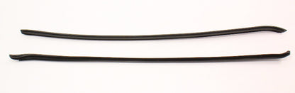 Windshield Trim Molding Drip Rail Set 80-93 VW Rabbit Cabriolet Convertible MK1