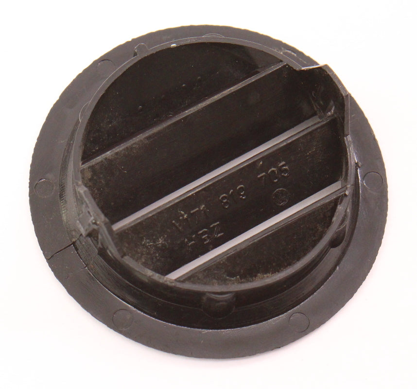 Defog Defrost Early Dash Vent Round VW Rabbit Jetta 75-80 Mk1 Black 171 819 705
