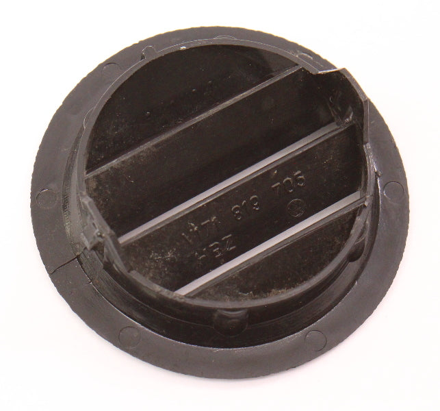 Defog Defrost Early Dash Vent Round VW Rabbit Jetta 75-80 Mk1 Black 171 819 705