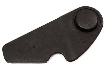 LH Outer Seat Hinge Side Trim VW 75-84 Rabbit GTI MK1 - Black - 171 881 477 C