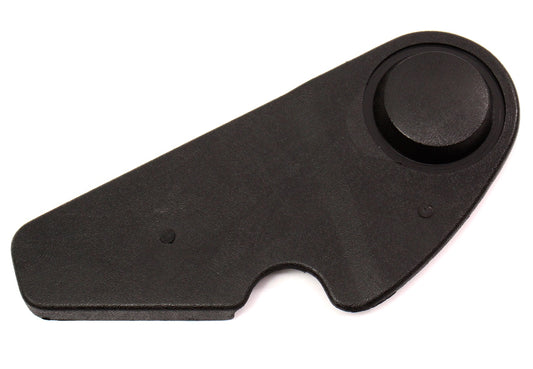 LH Outer Seat Hinge Side Trim VW 75-84 Rabbit GTI MK1 - Black - 171 881 477 C