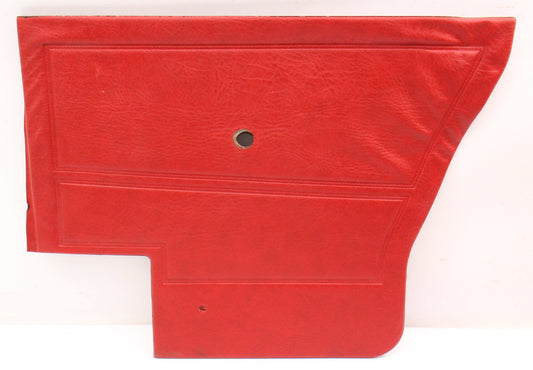 RH Rear Interior Door Panel Card 80-86 VW Rabbit Convertible Cabriolet MK1 Red