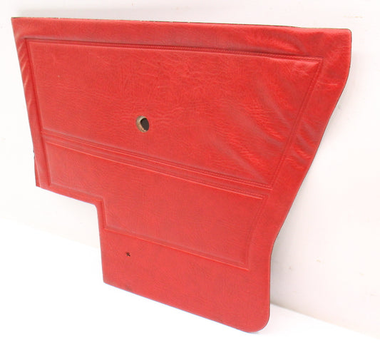 RH Rear Interior Door Panel Card 80-86 VW Rabbit Convertible Cabriolet MK1 Red