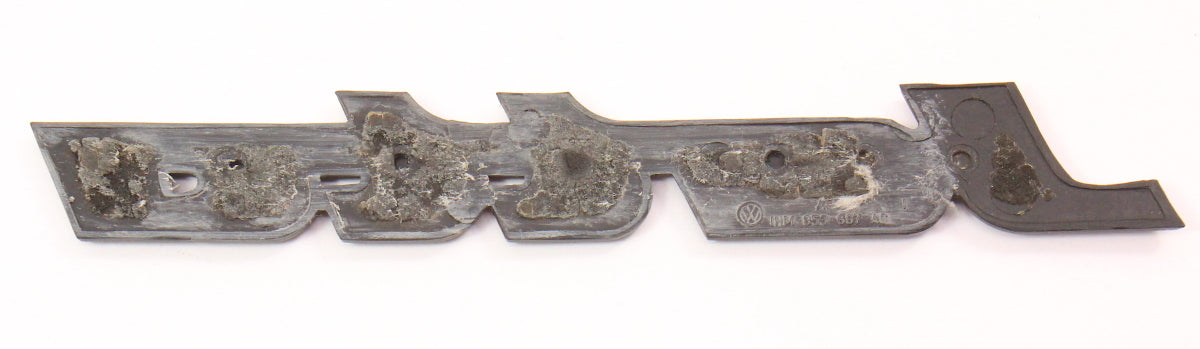 Rear Trunk Badge Emblem 93-99 VW Jetta MK3 MKIII - Genuine OEM - 1HM 853 687 AC