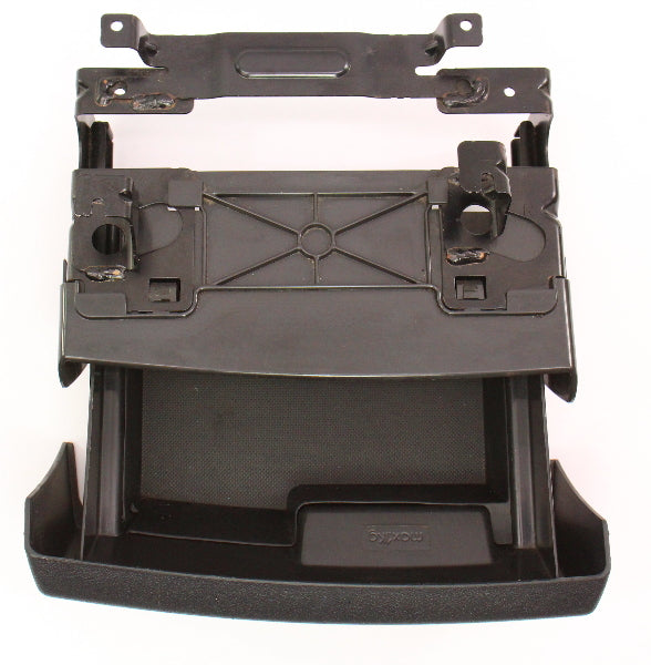 RH Under Seat Storage Cubby Drawer 02-05 Audi A4 B6 Compartment - DK Grey