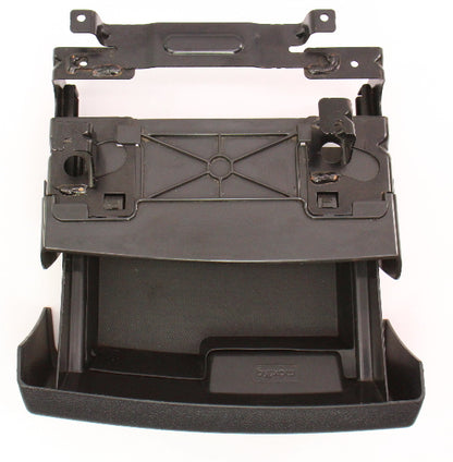 RH Under Seat Storage Cubby Drawer 02-05 Audi A4 B6 Compartment - DK Grey