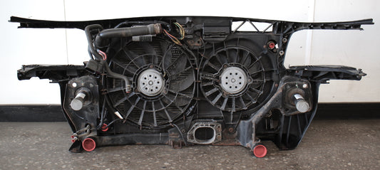 Loaded Radiator Condenser Core Support Nose Coolers Fans 02-05 Audi A4 B6 1.8T