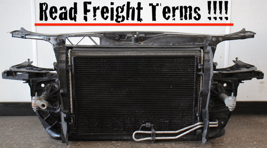 Loaded Radiator Condenser Core Support Nose Coolers Fans 02-05 Audi A4 B6 1.8T