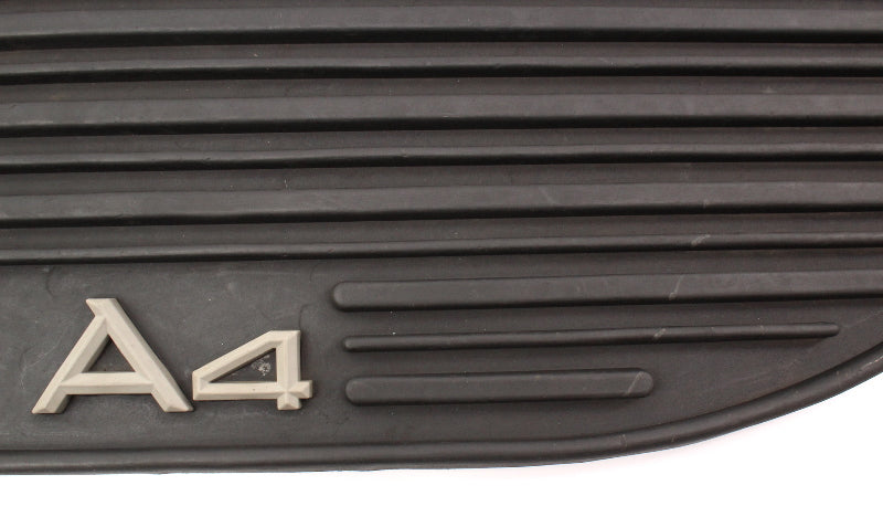 RH Front Rubber All Weather Monster Floor Mat 02-08 Audi A4 S4 B6 B7 - Genuine