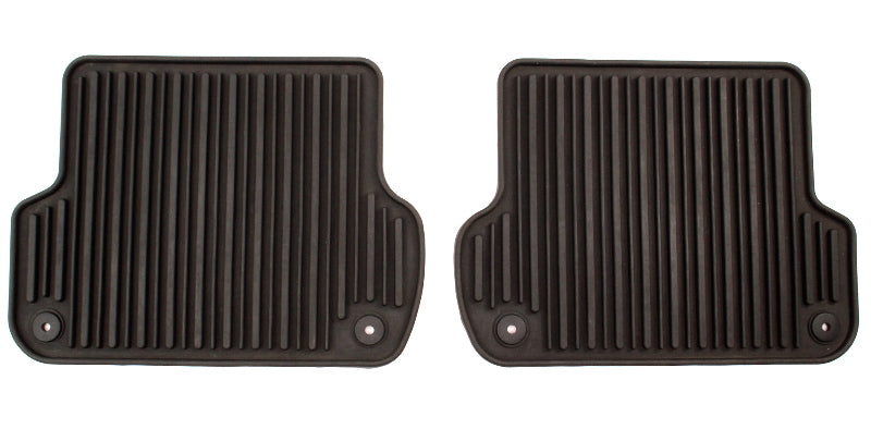 Rear Rubber All Weather Monster Floor Mats 02-08 Audi A4 S4 B6 B7 - 8E1 061 550