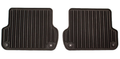 Rear Rubber All Weather Monster Floor Mats 02-08 Audi A4 S4 B6 B7 - 8E1 061 550