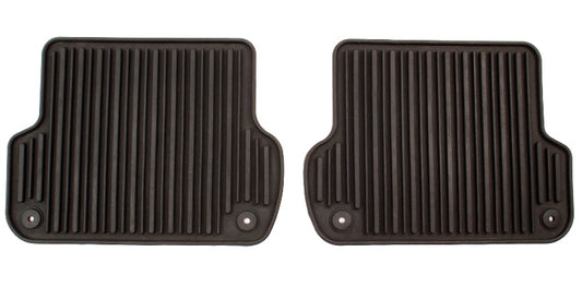 Rear Rubber All Weather Monster Floor Mats 02-08 Audi A4 S4 B6 B7 - 8E1 061 550