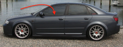 LH Front Window Scraper Seal Trim 02-08 Audi A4 B6 B7 - Genuine - 8E0 837 477 C