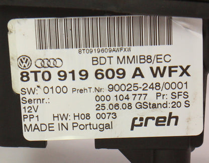 MMI Controls Console Shifter Trim 09-12 Audi A4 B8 A5 S5 Genuine - 8T0 919 609 A