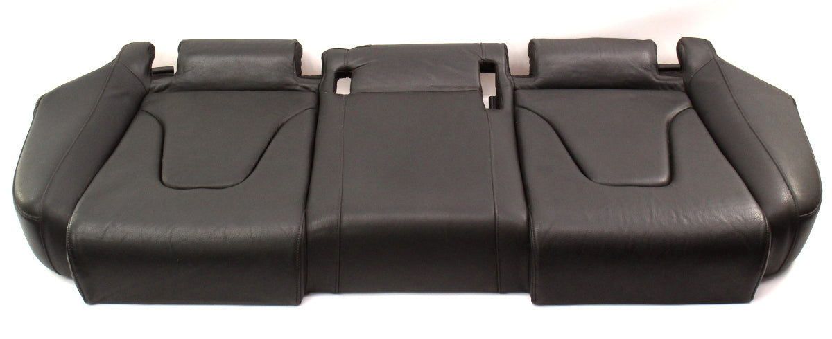 Rear Seat Cushion 09-16 Audi A4 B8 Sedan / Wagon Black Leather - Genuine