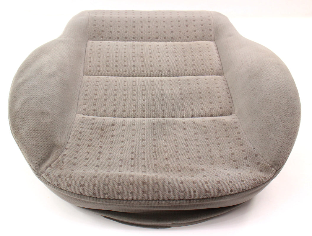 Front Seat Cushion & Cover 99-01 VW Jetta Golf MK4 Passat Grey Cloth - Genuine
