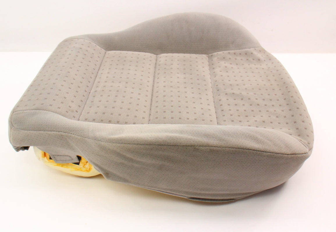 Front Seat Cushion & Cover 99-01 VW Jetta Golf MK4 Passat Grey Cloth - Genuine