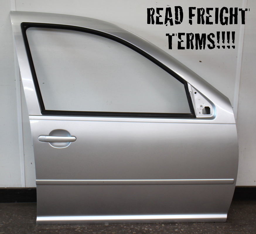 RH Front Door Shell Skin 99-05 VW Jetta Golf MK4 4DR LG9R Silver Arrow ~ Genuine