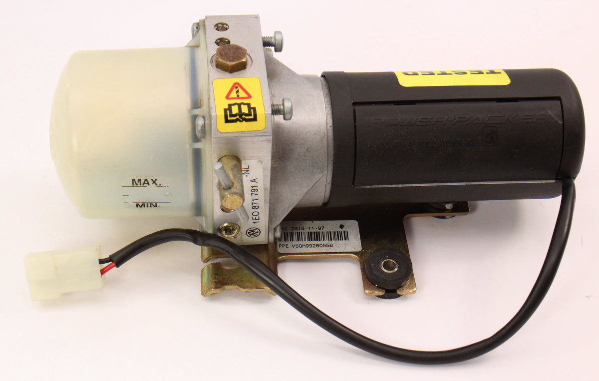 Convertible Top Hydraulic Motor Pump 95-02 VW Cabrio MK3 Genuine - 1E0 871 791 A