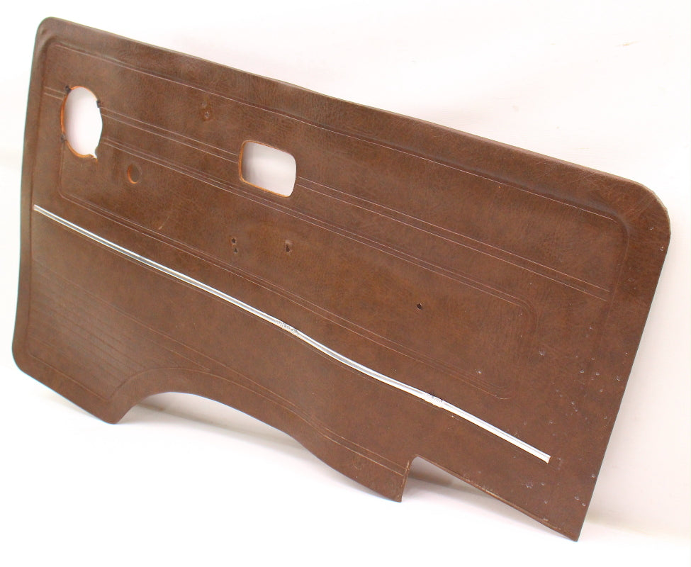 RH Front Interior Door Panel Card 80-85 VW Vanagon T3 Brown - Genuine