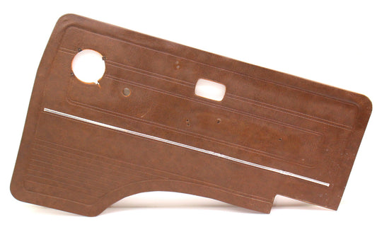 RH Front Interior Door Panel Card 80-85 VW Vanagon T3 Brown - Genuine