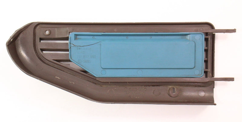 RH Lower Door Vent Slider 80-91 VW Vanagon T3 Brown - Genuine - 251 831 898