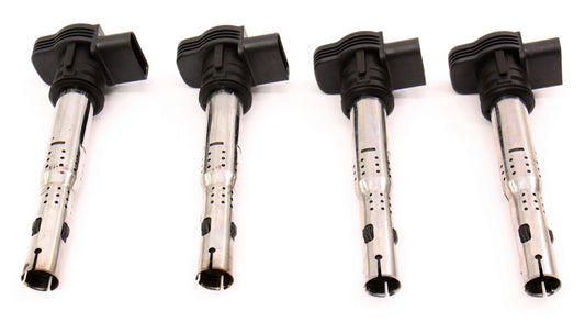Set of 4 Ignition Coils VW Beetle Jetta GTI Eos Passat A4 TT Q5 - 07K 905 715 G