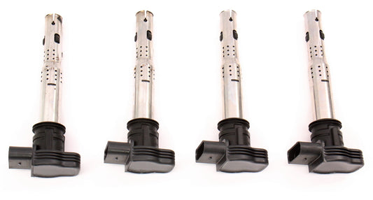 Set of 4 Ignition Coils VW Beetle Jetta GTI Eos Passat A4 TT Q5 - 07K 905 715 G